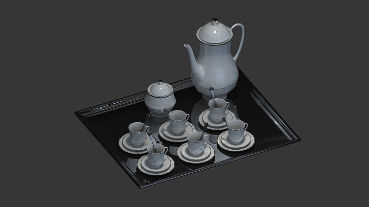 渲染模型_餐具189