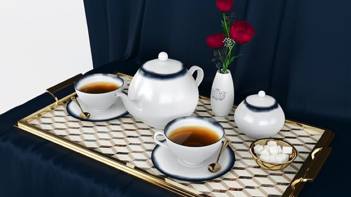 渲染模型_餐具套装015