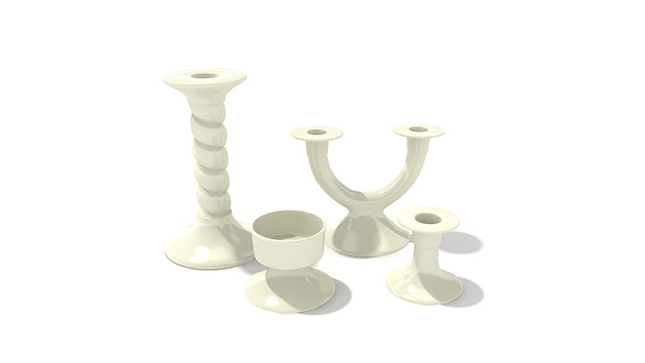 渲染模型_餐具杯盘012