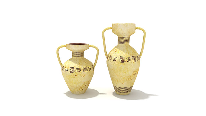 渲染模型_餐具杯盘018