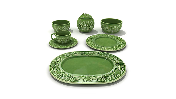 渲染模型_餐具杯盘025