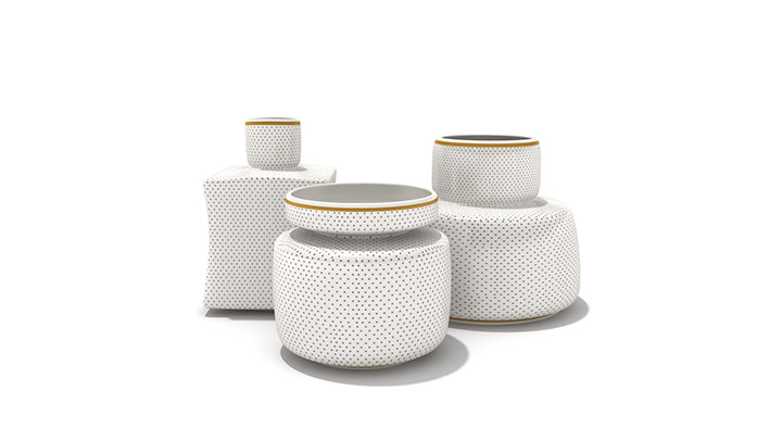 渲染模型_餐具杯盘038