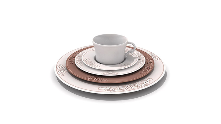 渲染模型_餐具杯盘040