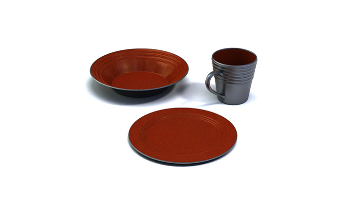 渲染模型_餐具杯盘077