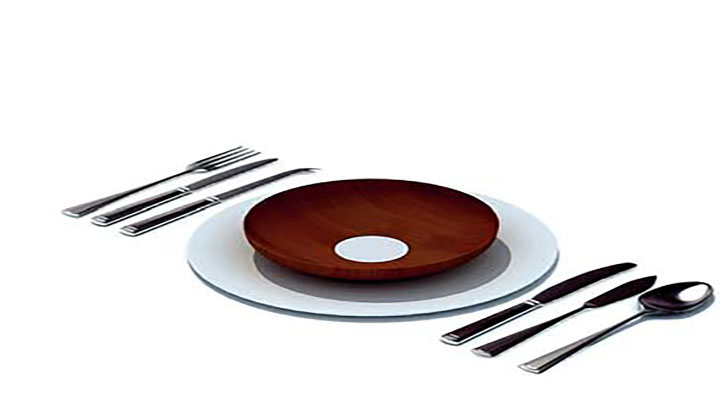 渲染模型_餐具组合009