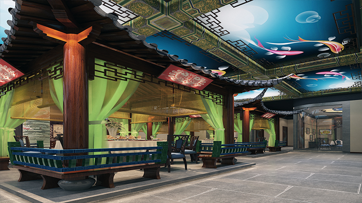 渲染模型_餐厅004