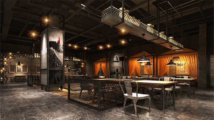 渲染模型_餐厅006