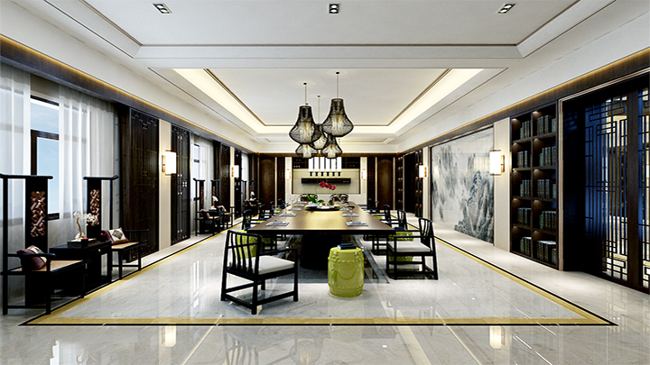 渲染模型_餐厅007