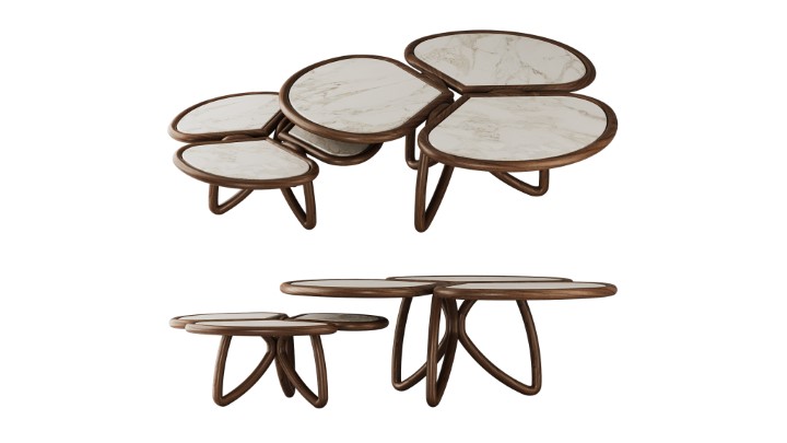 渲染模型_餐桌茶几009