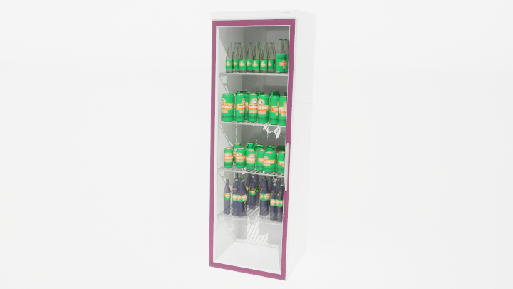渲染模型_饮料柜006