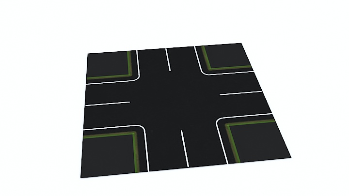 渲染模型_马路020