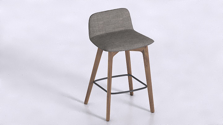 渲染模型_高吧椅026