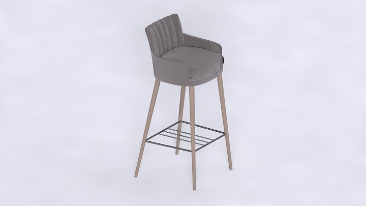 渲染模型_高吧椅034