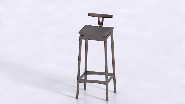 渲染模型_高吧椅038