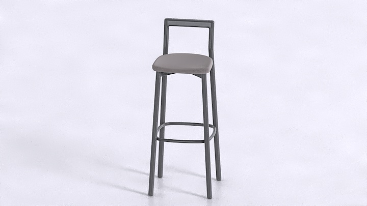 渲染模型_高吧椅039