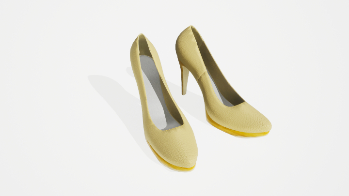 渲染模型_高跟鞋004