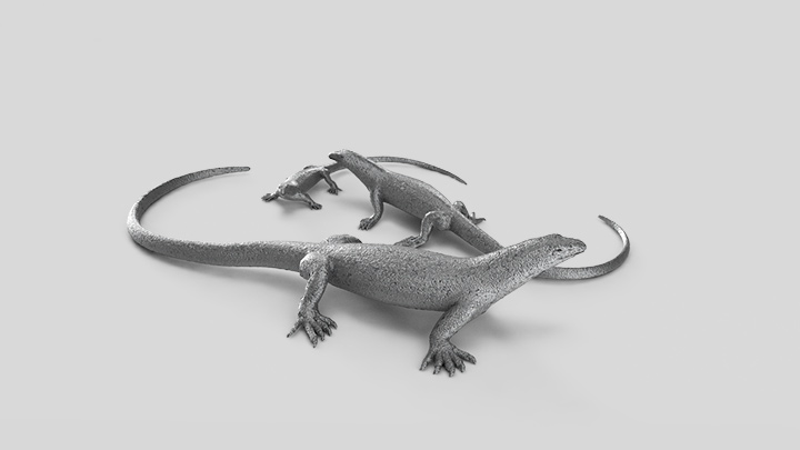 渲染模型_鳄鱼装饰001