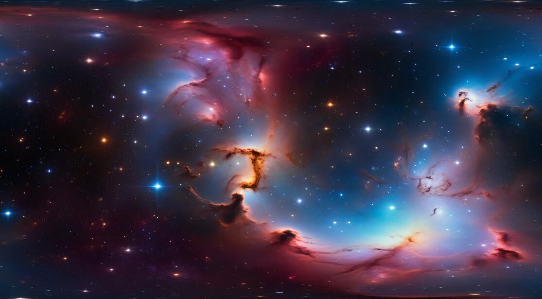 68 HDRI Space Nebula – 8k 5.3天空全景图