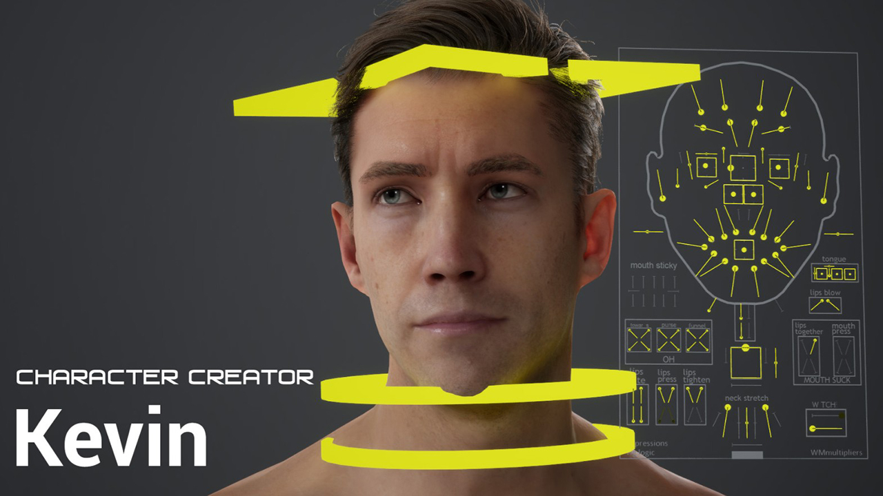 Character Creator Kevin 5.4角色创造工具