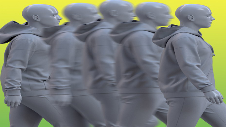 Daz3DPoser_人偶白模001