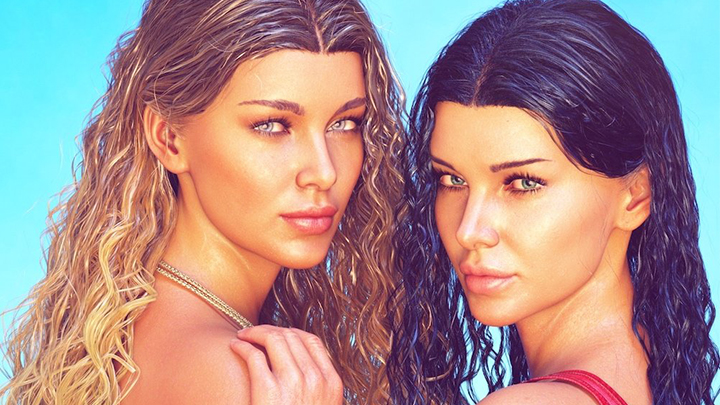 Daz3DPoser_卷发女性001