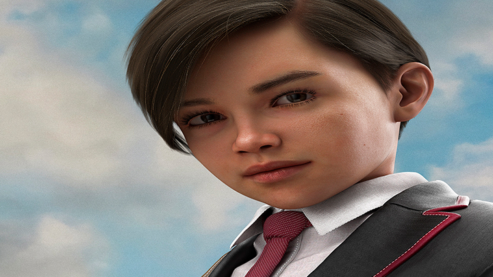 Daz3DPoser_女学生001