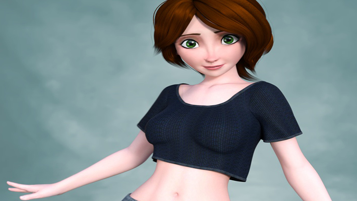 Daz3DPoser_女性人物067