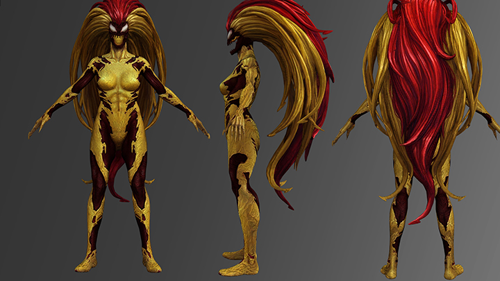 Daz3DPoser_女性怪物001