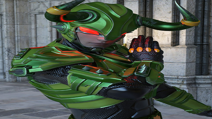 Daz3DPoser_战士003