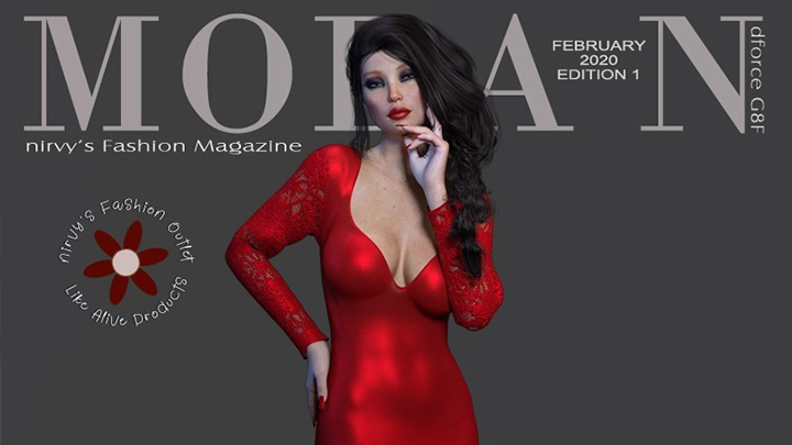 Daz3DPoser_连衣裙女性001