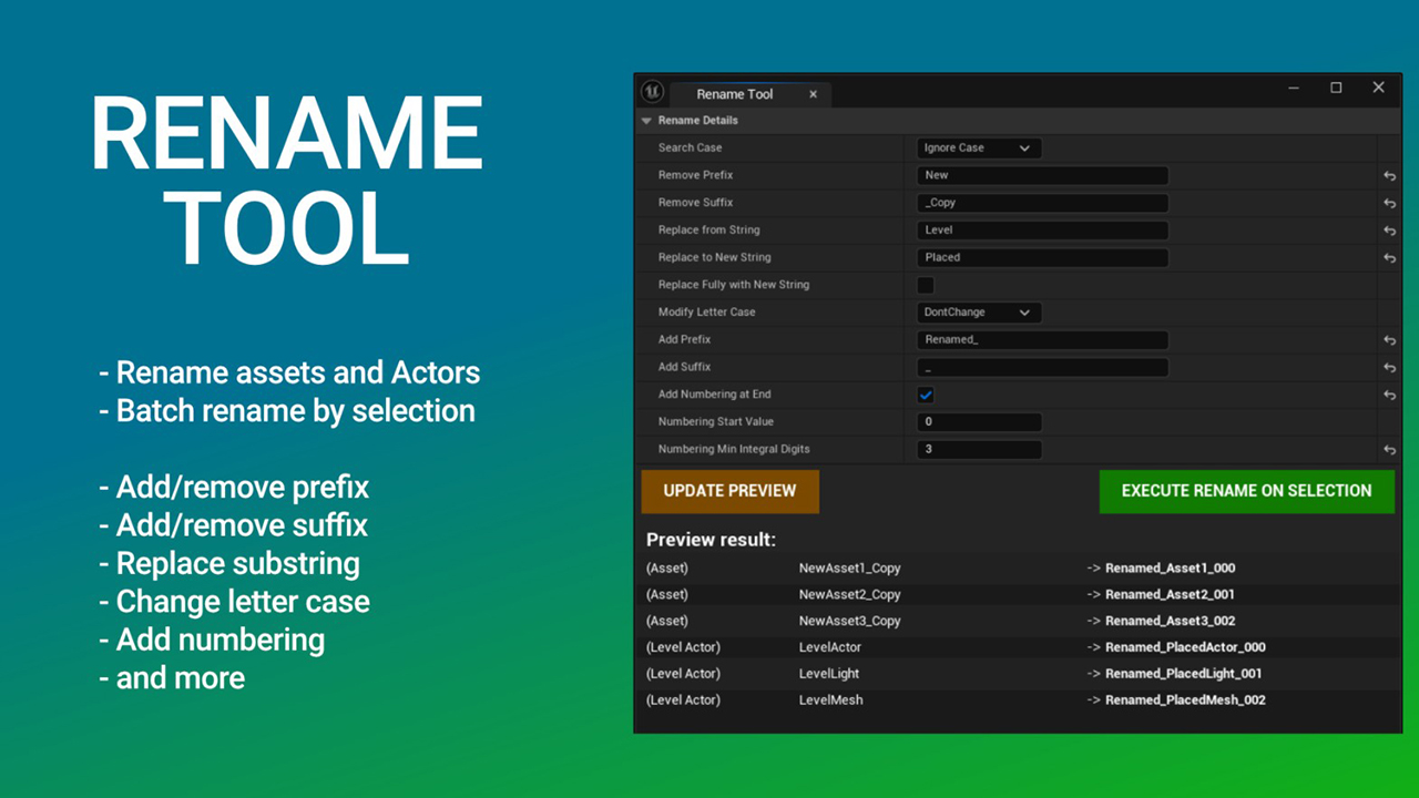 Rename Tool 5.2-5.4旋转工具