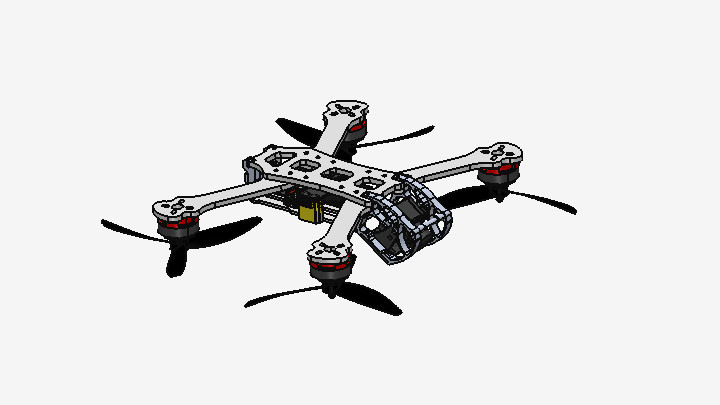 STEP_多旋翼无人机005