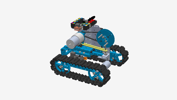 STEP_履带车履带机器人050