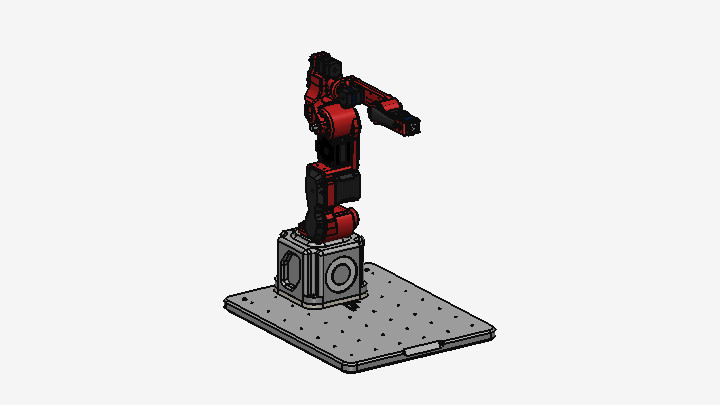 STEP_机械臂机械臂小车014