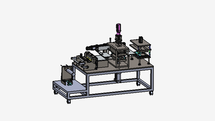 STEP_锂离子电池进料输送裁切机001