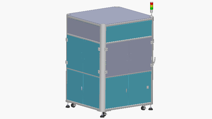 SW_升降托料板自动上下料机002