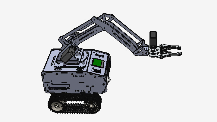 SW_机械臂履带车002