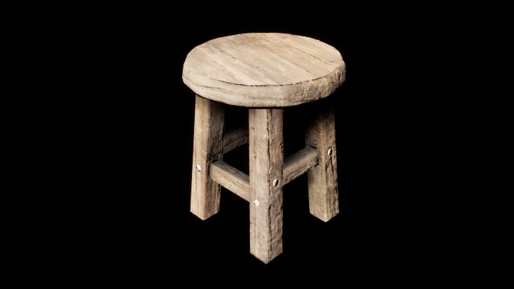 UE项目资源_模型资源_凳子499