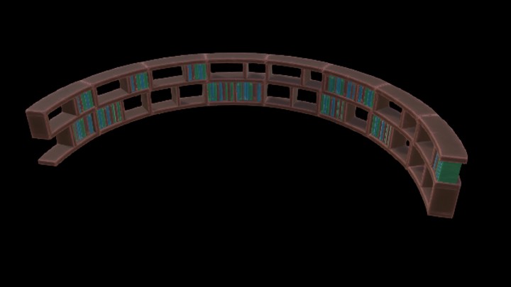 UE项目资源_模型资源_卡通_书架003