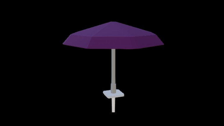 UE项目资源_模型资源_卡通_伞002