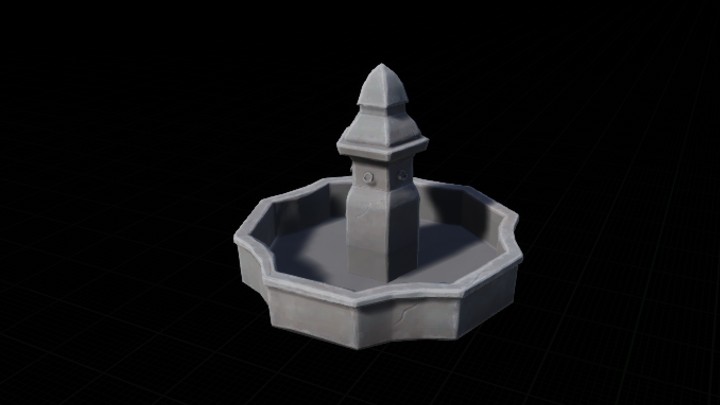 UE项目资源_模型资源_卡通_喷泉002