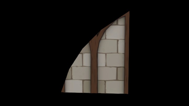 UE项目资源_模型资源_卡通_墙101