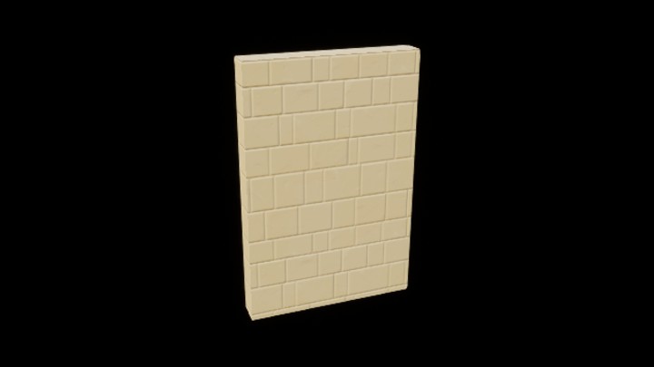 UE项目资源_模型资源_卡通_墙体023