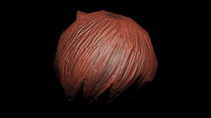 UE项目资源_模型资源_卡通_头发004