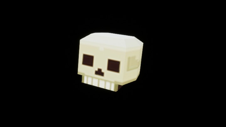 UE项目资源_模型资源_卡通_头骨001