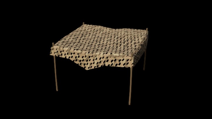 UE项目资源_模型资源_卡通_帐篷004