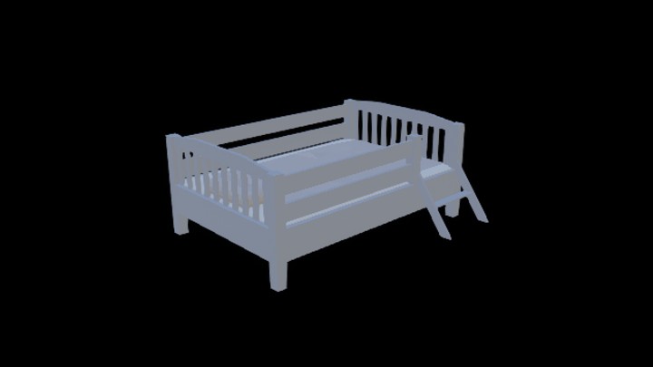 UE项目资源_模型资源_卡通_床003