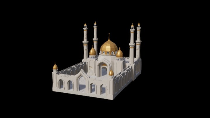 UE项目资源_模型资源_卡通_建筑099