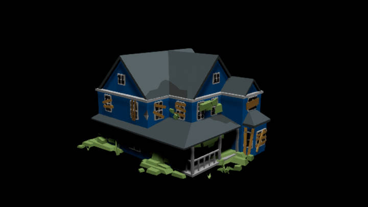 UE项目资源_模型资源_卡通_房子085