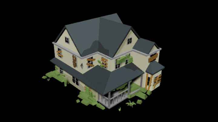 UE项目资源_模型资源_卡通_房子086